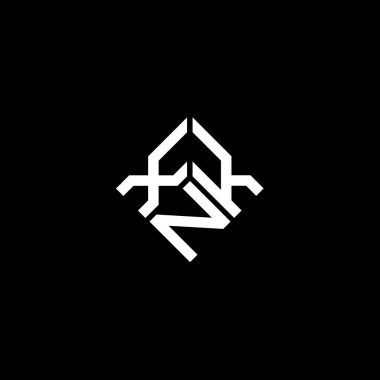 Beyaz arkaplanda XKN harfi logo tasarımı. XKN yaratıcı harf logosu konsepti. XKN harf tasarımı.
