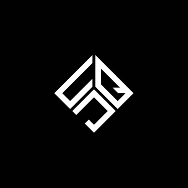 Uqi Letter Logo Design White Background Uqi Creative Initials Letter — Stock Vector