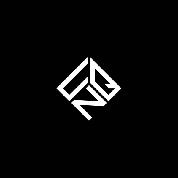 Uqn Letter Logo Design White Background Uqn Creative Initials Letter — Stock Vector