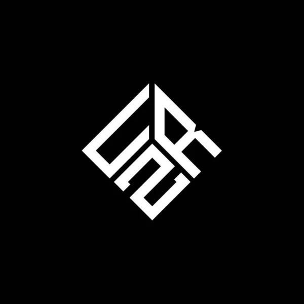 Urz Letter Logo Ontwerp Witte Achtergrond Urz Creatieve Initialen Letter — Stockvector