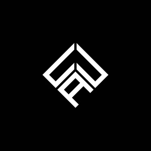 Uua Brev Logotyp Design Vit Bakgrund Uua Kreativa Initialer Brev — Stock vektor