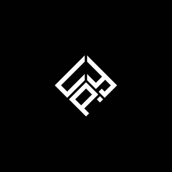 Uyp Letter Logo Design White Background Uyp Creative Initials Letter — Stock Vector