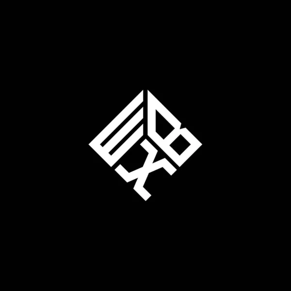 Σχεδιασμός Λογότυπου Γραμμάτων Wbx Λευκό Φόντο Δημιουργικά Αρχικά Wbx Έννοια — Διανυσματικό Αρχείο