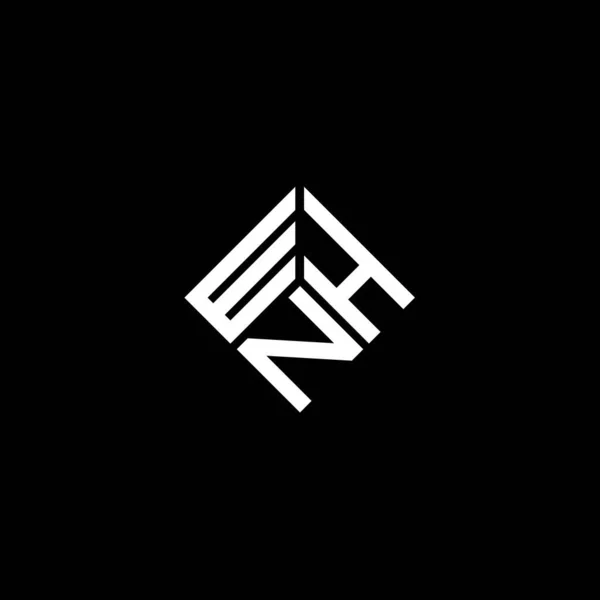 Whn Letter Logo Design White Background Whn Creative Initials Letter — Stock Vector