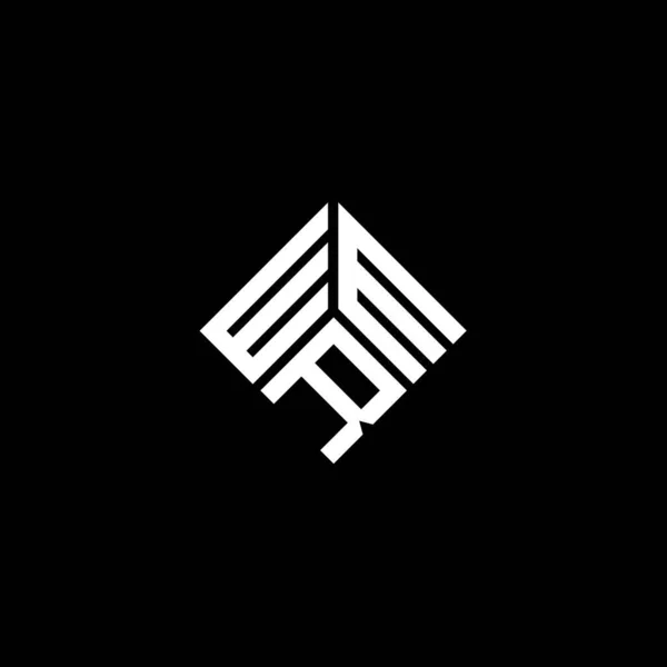 Wmr Letter Logo Design White Background Wmr Creative Initials Letter — Stock Vector