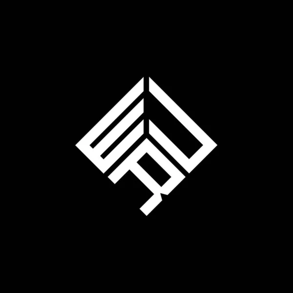 Wur Letter Logo Ontwerp Witte Achtergrond Wur Creatieve Initialen Letter — Stockvector