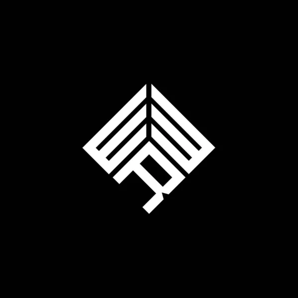 Wwr Letter Logo Design White Background Wwr Creative Initials Letter — Vector de stock
