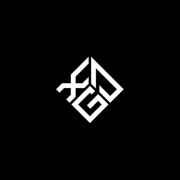 ホワイトを基調としたXdgのレターロゴデザイン Xdgクリエイティブイニシャルレターロゴコンセプト Xdg文字デザイン — ストックベクタ