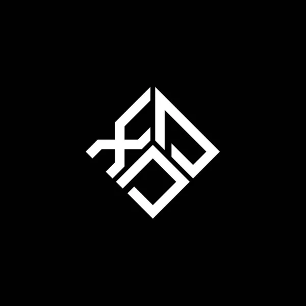 Xdd Letter Logo Design White Background Xdd Creative Initials Letter — Stock Vector