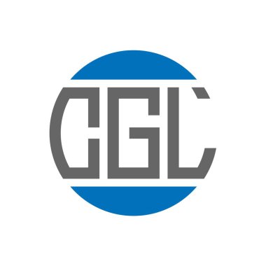 Beyaz arkaplanda CGL harf logosu tasarımı. CGL yaratıcı paraf dairesi logosu. CGL harf tasarımı.