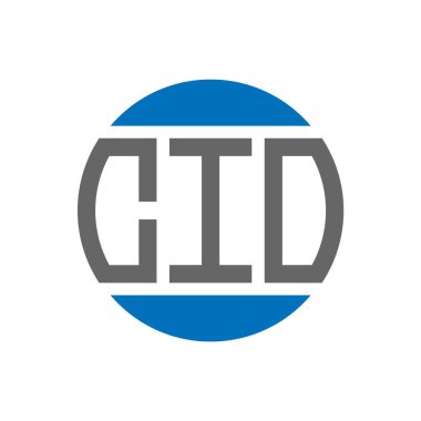 Beyaz arka planda CIO harf logosu tasarımı. CIO yaratıcı paraf dairesi logosu. CIO harf tasarımı.