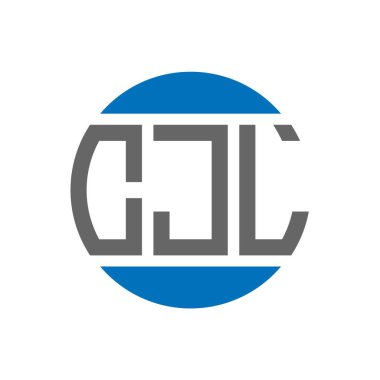 Beyaz arkaplanda CJL harf logosu tasarımı. CJL yaratıcı paraf dairesi logosu. CJL harf tasarımı.