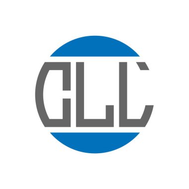 Beyaz arkaplanda CLL harf logosu tasarımı. Baş harfler yuvarlak logo konseptini arayın. CLL harf tasarımı.