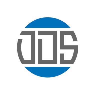 Beyaz arka planda DDS mektup logosu tasarımı. DDS yaratıcı harfler daire logosu konsepti. DDS mektup tasarımı.