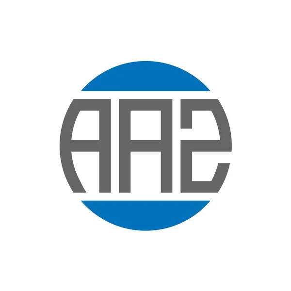 Aaz Lettre Logo Design Sur Fond Blanc Aaz Initiales Créatives — Image vectorielle
