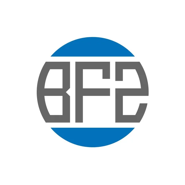 Bfz Lettre Logo Design Sur Fond Blanc Bfz Initiales Créatives — Image vectorielle