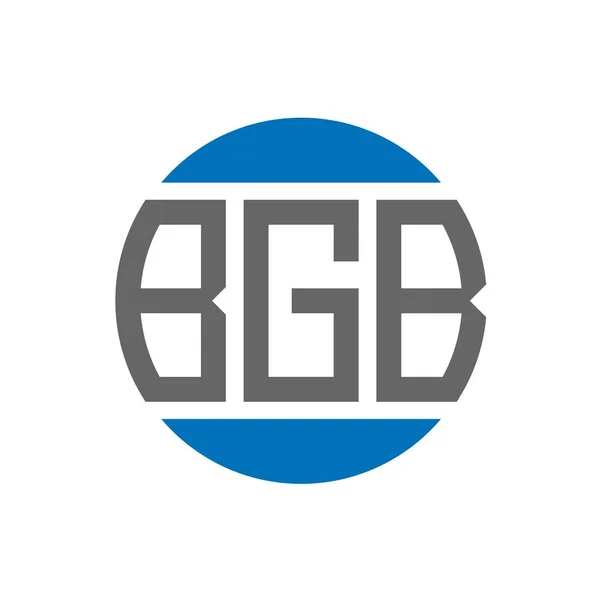 Bgb Schriftzug Logo Design Auf Weißem Hintergrund Bgb Kreative Initialen — Stockvektor