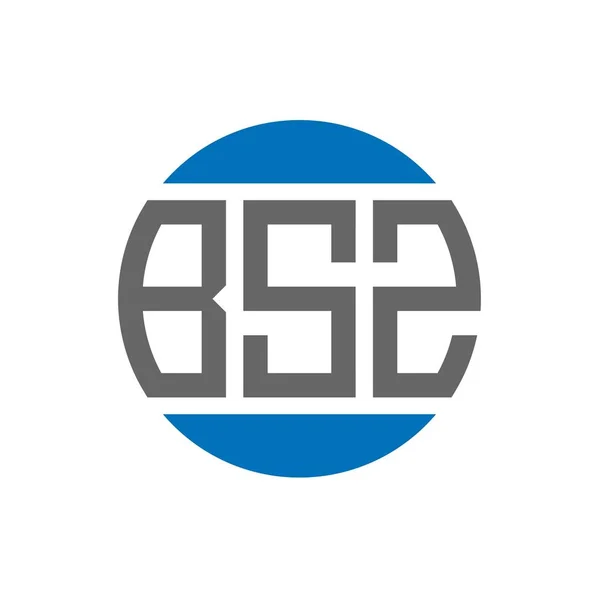 Bsz Дизайн Літер Білому Тлі Творчі Ініціали Bsz Мають Логотип — стоковий вектор