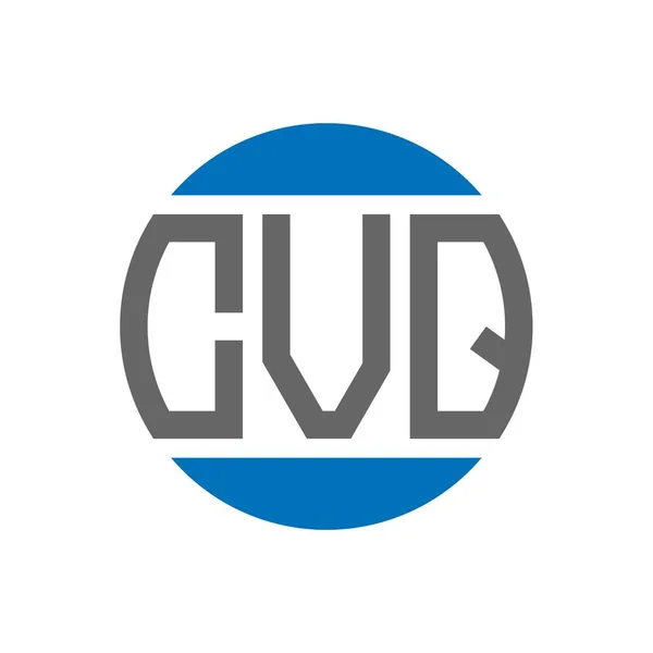Дизайн Логотипа Буквы Cvq Белом Фоне Концепция Логотипа Инициалами Cvq — стоковый вектор