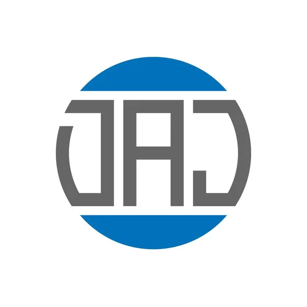 Daj Letter Logo Design Auf Weißem Hintergrund Daj Kreative Initialen — Stockvektor