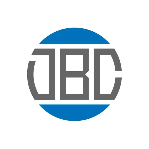 Design Logotipo Carta Dbc Fundo Branco Dbc Iniciais Criativas Conceito — Vetor de Stock