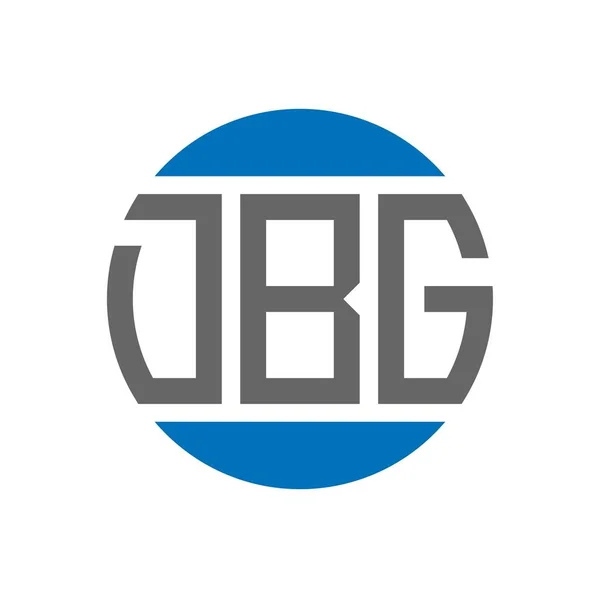 Dbg 디자인은 배경에 Dbg 크리에이티브 이니셜 Dbg 디자인 — 스톡 벡터