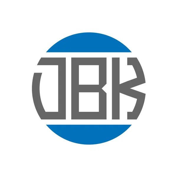 Дизайн Логотипа Брк Белом Фоне Концепция Логотипа Брк Творческих Инициалов — стоковый вектор