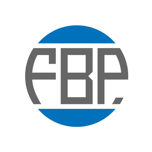 Fbp Lettre Logo Design Sur Fond Blanc Fbp Initiales Créatives — Image vectorielle