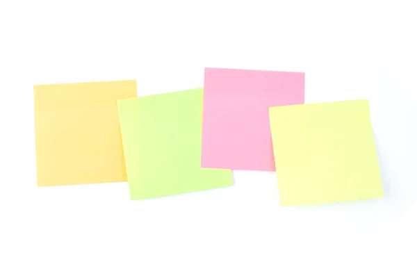 Пустые цветные бумажные банкноты, изолированные на белом — стоковое фото