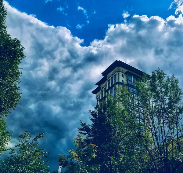 Vista Moscovo Prédios Históricos Centro Negócios Internacional — Fotografia de Stock