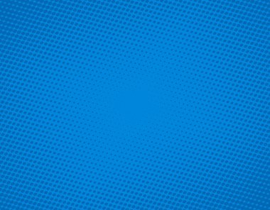 Çizgi roman sanatının arka plan yarım ton noktaları. Mavi Çizgi Film Vektör İllüstrasyonu