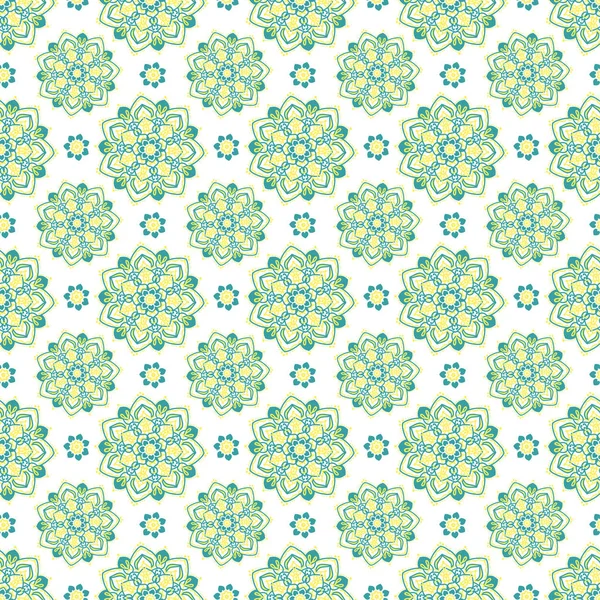 Beyaz arkaplanda sarı ve mavi mandalalar var.