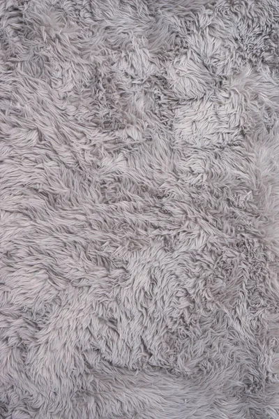 Minimal Texture Concept Beautiful Faux Fur Extra Soft Cover Gray — Stock Photo, Image