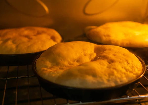 Bread Oven Selective Focus — Stockfoto