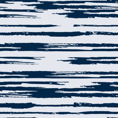 Mavi ve beyaz çizgili, pürüzsüz desen. 