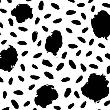 Siyah beyaz çita hayvan kürkü desenli.. 