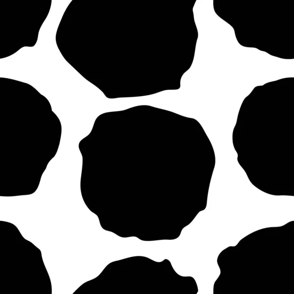 Vaca Estilo Abrigo Animal Repetir Patrón Sin Costuras Ilustración Vectorial — Archivo Imágenes Vectoriales