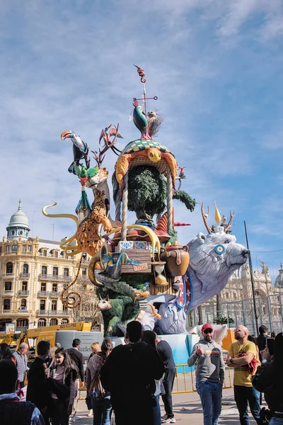 Valencia Espaa Marzo 2022 Valencia Spanien Mars 2022 Fallas Festival — Stockfoto