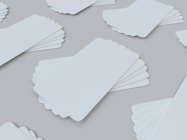 Boş modern kartvizit düzeni ve kırpma. Kurumsal Kimlik Sunumu, Reklam, Kişisel, Kırtasiye, Grafik Tasarımcı Sunumları için Boş Tasarım Sunumları. 3d