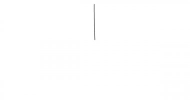 Zihinsel bir harita çizmek için elementler ortaya çıkıyor. El yazması bir çizimin beyaz arka planında siyah bir çizginin hareketinin animasyonu. Merkezden oklar, ortaya oklar, yıldız, kalp, basamaklar