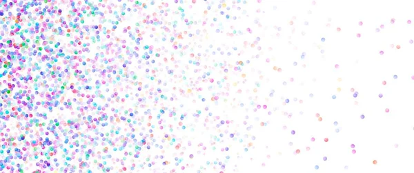 Abstracte Holografische Gradiënt Confetti Achtergrond Geïsoleerd Witte Achtergrond Banner Met — Stockfoto