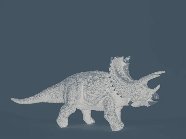 Dinossauro Brinquedo Isolado Pequeno Modelo Plástico Para Crianças — Fotografia de Stock
