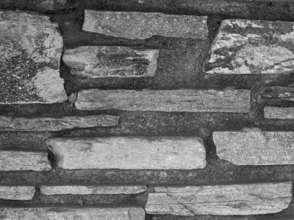 Piedra Mural Rústica Envejecida Pared Exterior — Foto de Stock