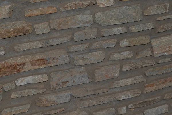 Rustikale Und Gealterte Mauer Außenwand — Stockfoto