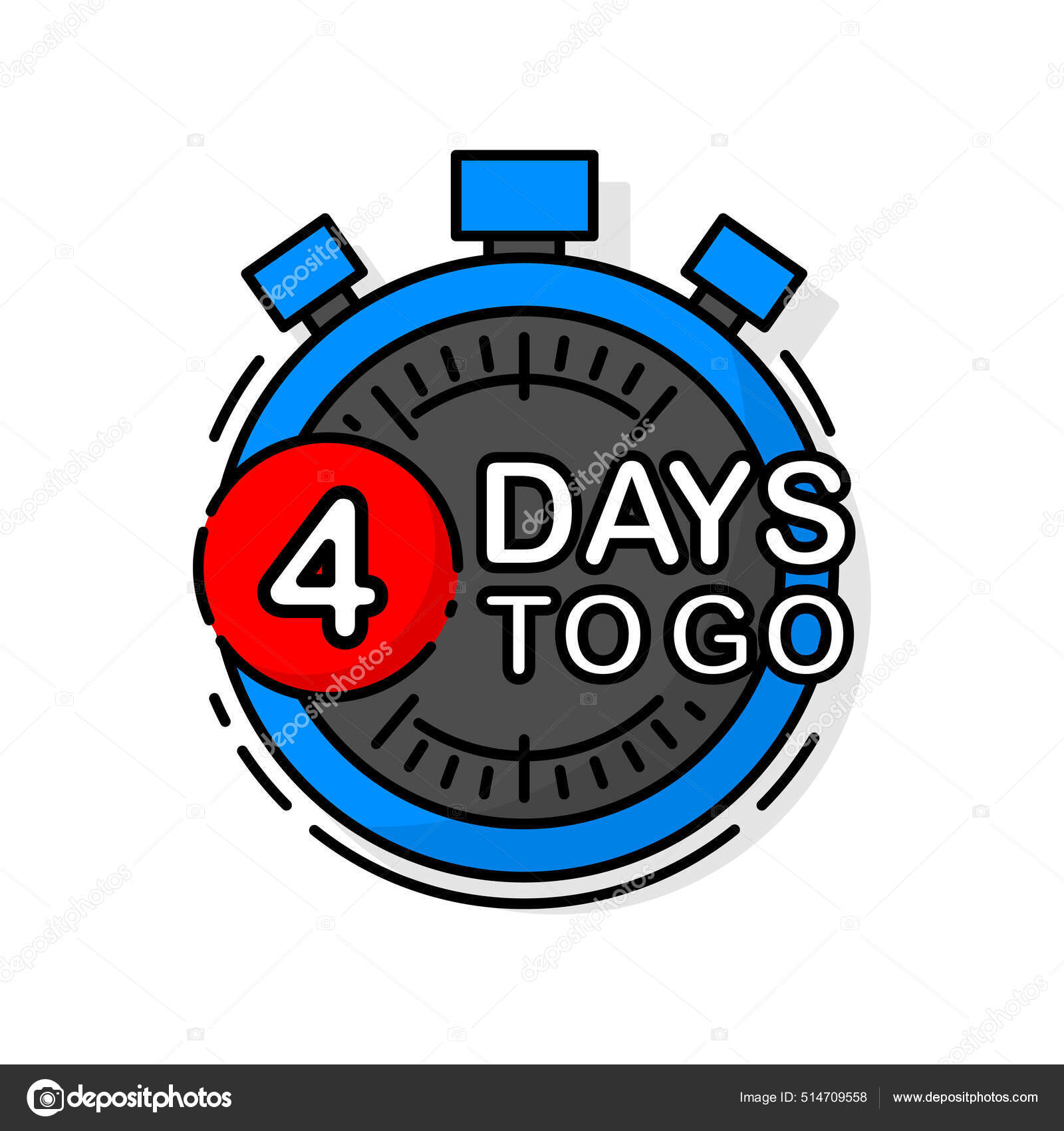 Cuenta atrás Cuatro días para ir a la pancarta, contar la venta de