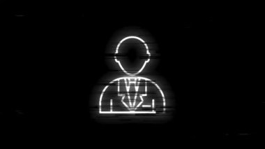 Modern kavramların, web 'in ve beyaz arka plandaki uygulamaların iş ve finans çizgisi ikonu. Hareket grafiği.