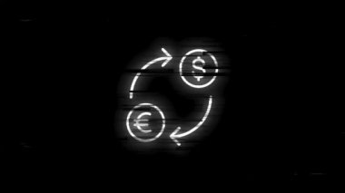 Modern kavramların, web 'in ve beyaz arka plandaki uygulamaların iş ve finans çizgisi ikonu. Hareket grafiği.