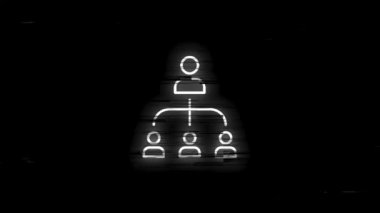 Modern kavramların, web 'in ve beyaz arka plandaki uygulamaların iş ve finans çizgisi ikonu. Hareket grafiği.