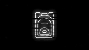 Beyaz arkaplanda çizgi tasarımı izole edilmiş EDUCATION hata simgesi. Okula git. Online eğitim. Hareket grafiği.