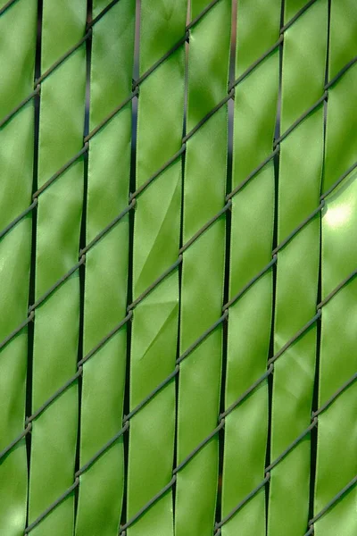 Interesting Intertwining Ribbons Fence — Stock Photo, Image